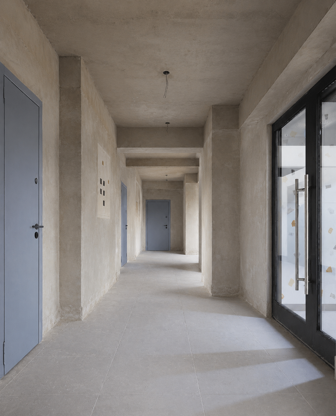 Apartment Corridor Painting & Ceiling Finishing — extra site photo 1