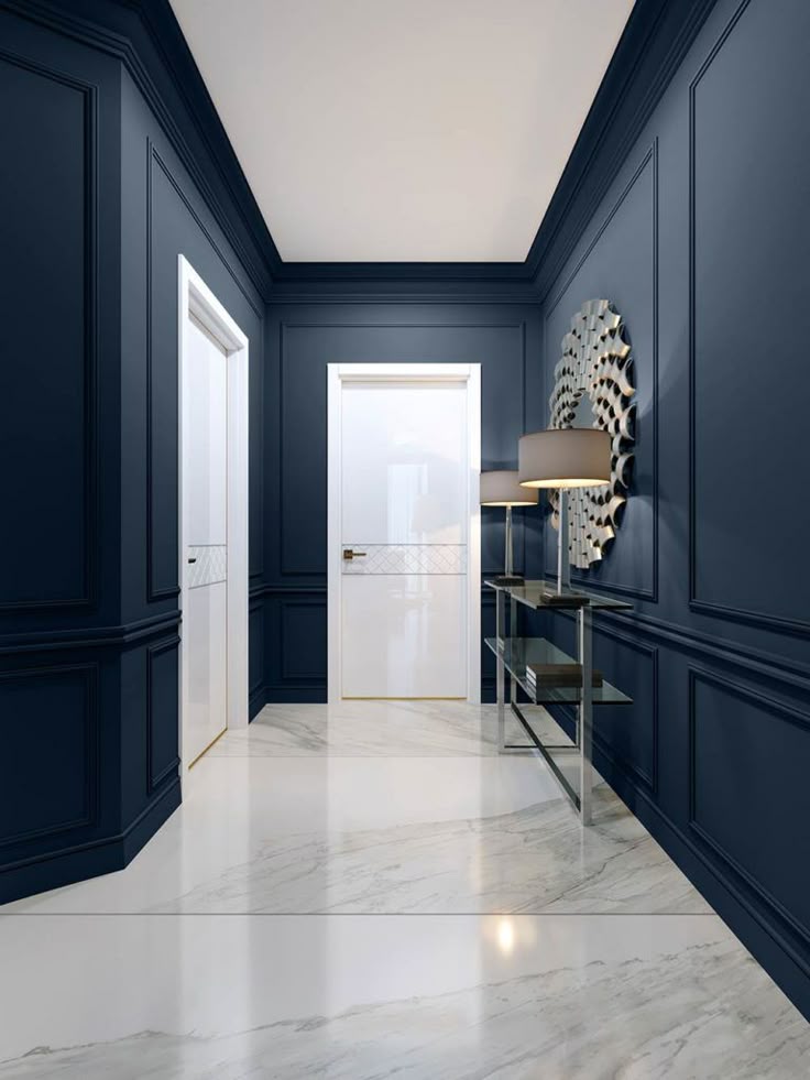 Luxury Hallway Wall Moulding & Interior Painting — extra site photo 3