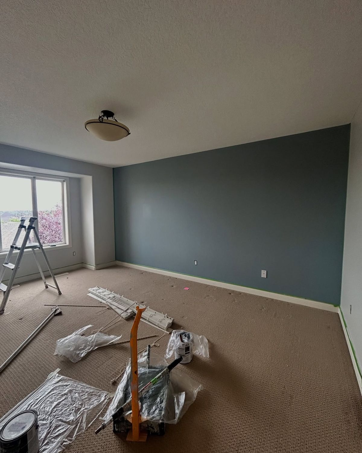 Elegant Wall Panel Painting & LED Ceiling Finishing — extra site photo 2