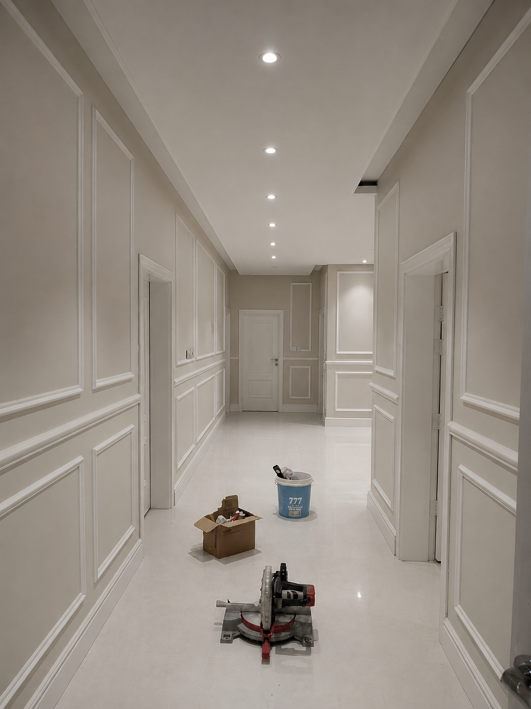 Classic Hallway Wall Moulding & Interior Painting — extra site photo 1